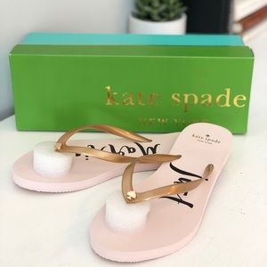 ‘Just Married’ Kate Spade Flip Flops